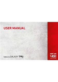 Samsung Galaxy Tab A10.1 manual. Tablet Instructions.